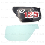 Sticker สติ๊กเกอร์ "CT125" ข้างขวา ของแท้ 1 ชิ้น สีดำ,แดง.เขียว สำหรับ Honda CT125 CT-125 รุ่นรถสีเขียว ปี 2020-2022